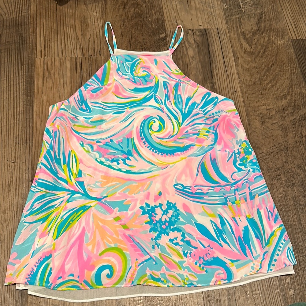 Lilly Pulitzer XS EUC Halter tank top
